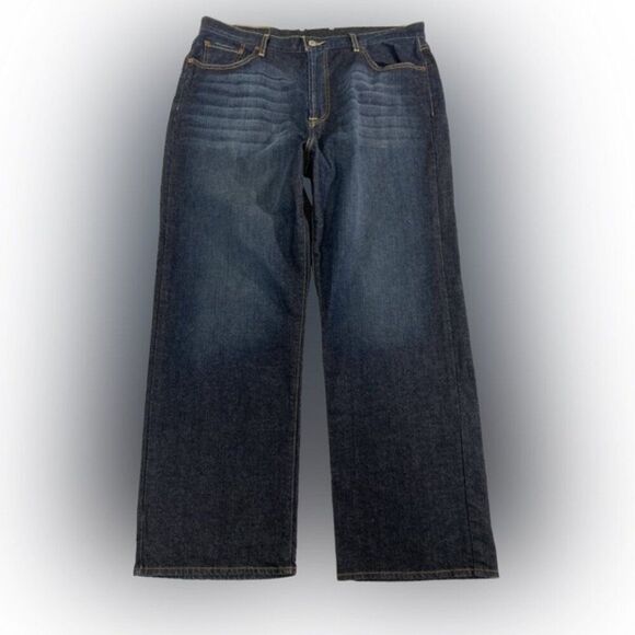 Lucky Brand Jeans Men’s 38 Short Blue Denim Classic Fit Straight Leg Casual - Picture 1 of 13